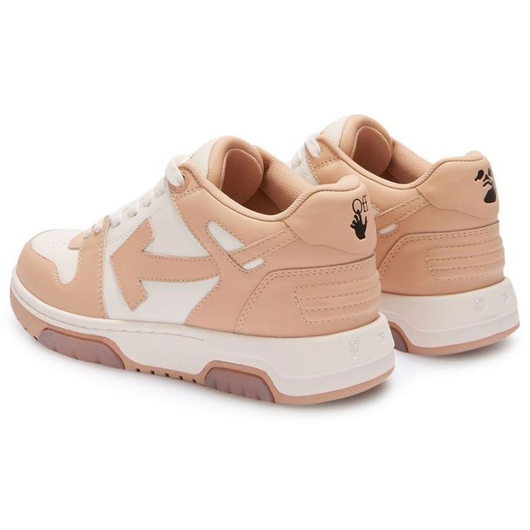 (WMNS) Off-White Out Of Office Low-Top Sneaker 'Tan White' Women's OWIA259F22LEA0010134