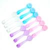 2Pcs/Pack Multifunctional Brush Plastic Nail Cleaning Brushes Round Head Powder Clear Scrubbing Dust Remover Manicure Tools