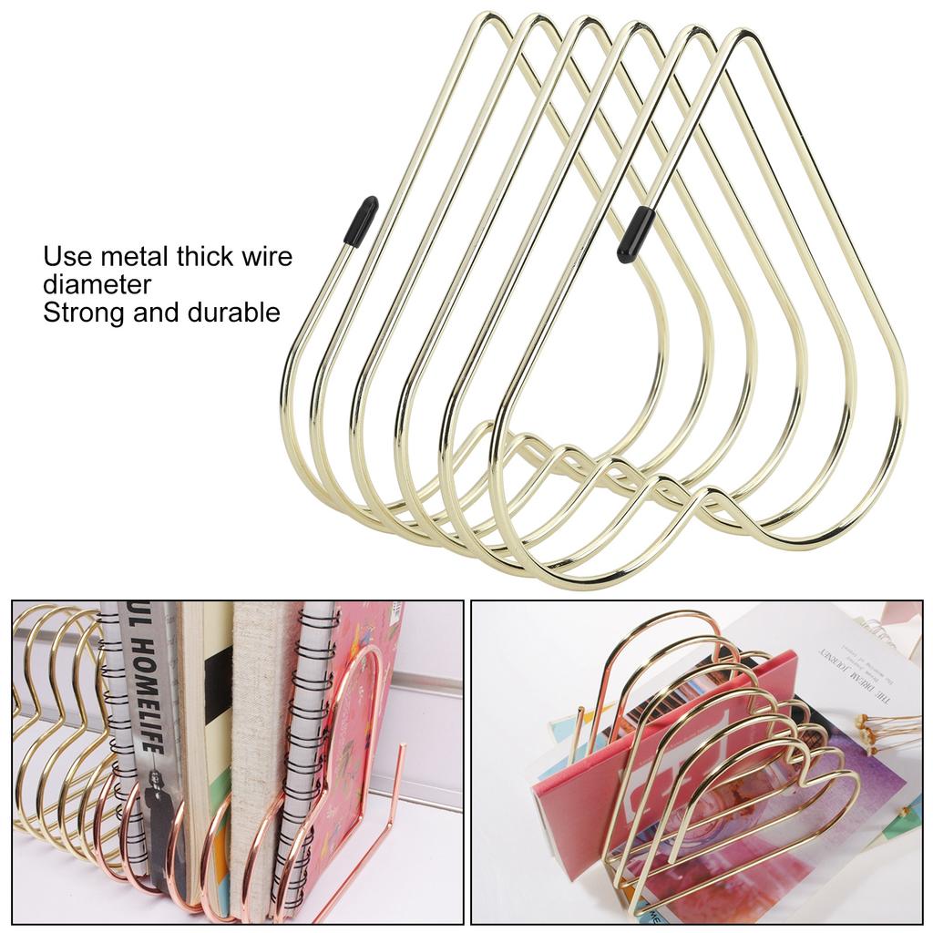 Desk Book Storage Rack Telescopic Files Folder Stand   Craft Supplies Decoration