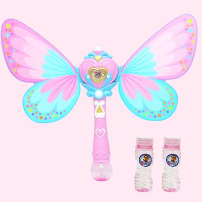 100ML Kinder Schmetterling automatische Seifenblasenmaschine Geburtstag Hochzeitsfeier Spielzeug