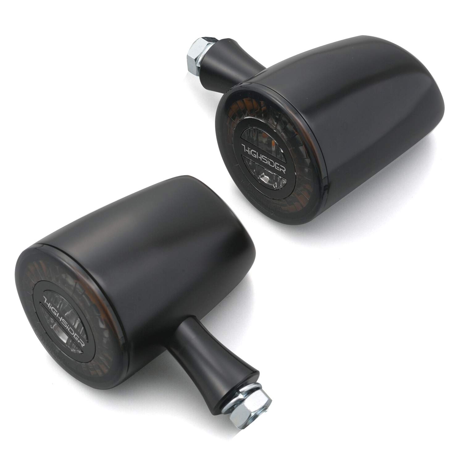 

Daytona HIGHSIDER Motorcycle LED Turn Signals Matte Black Integrated Tail Lamp Rear Rocket Classic 15322