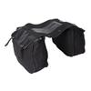 Bike Rear Seat Carrier Pack Portable Large Capacity Bicycle Rear Seat Bag for Outdoor Black