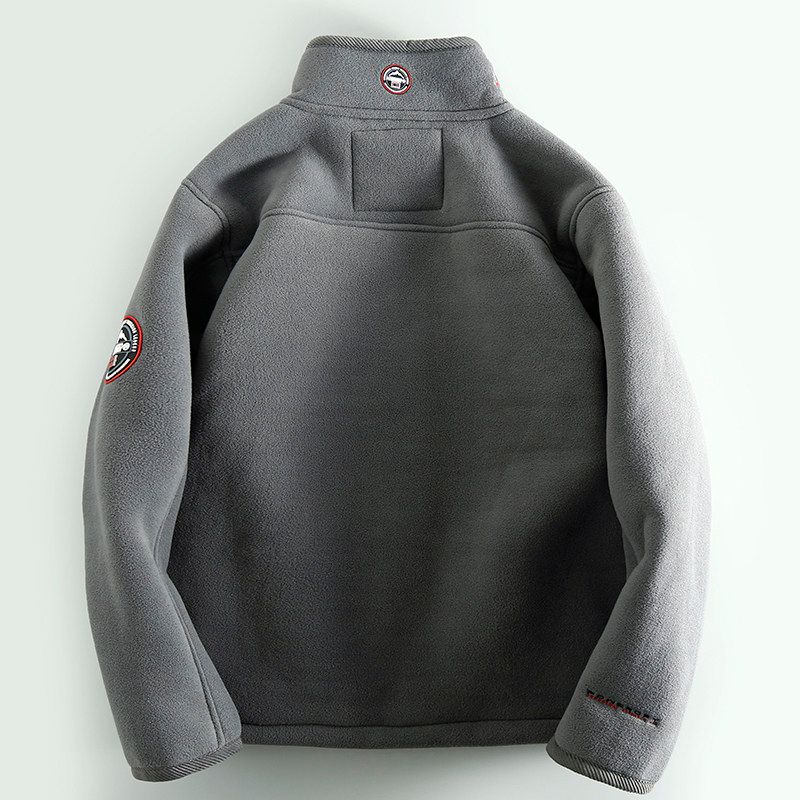 Thickened Winter plus Size Warm Berber Fleece Stand Collar Outwear