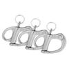 3Pieces 304 Stainless Steel Swivel for Kayak Boat Yacht 3.2x2cm