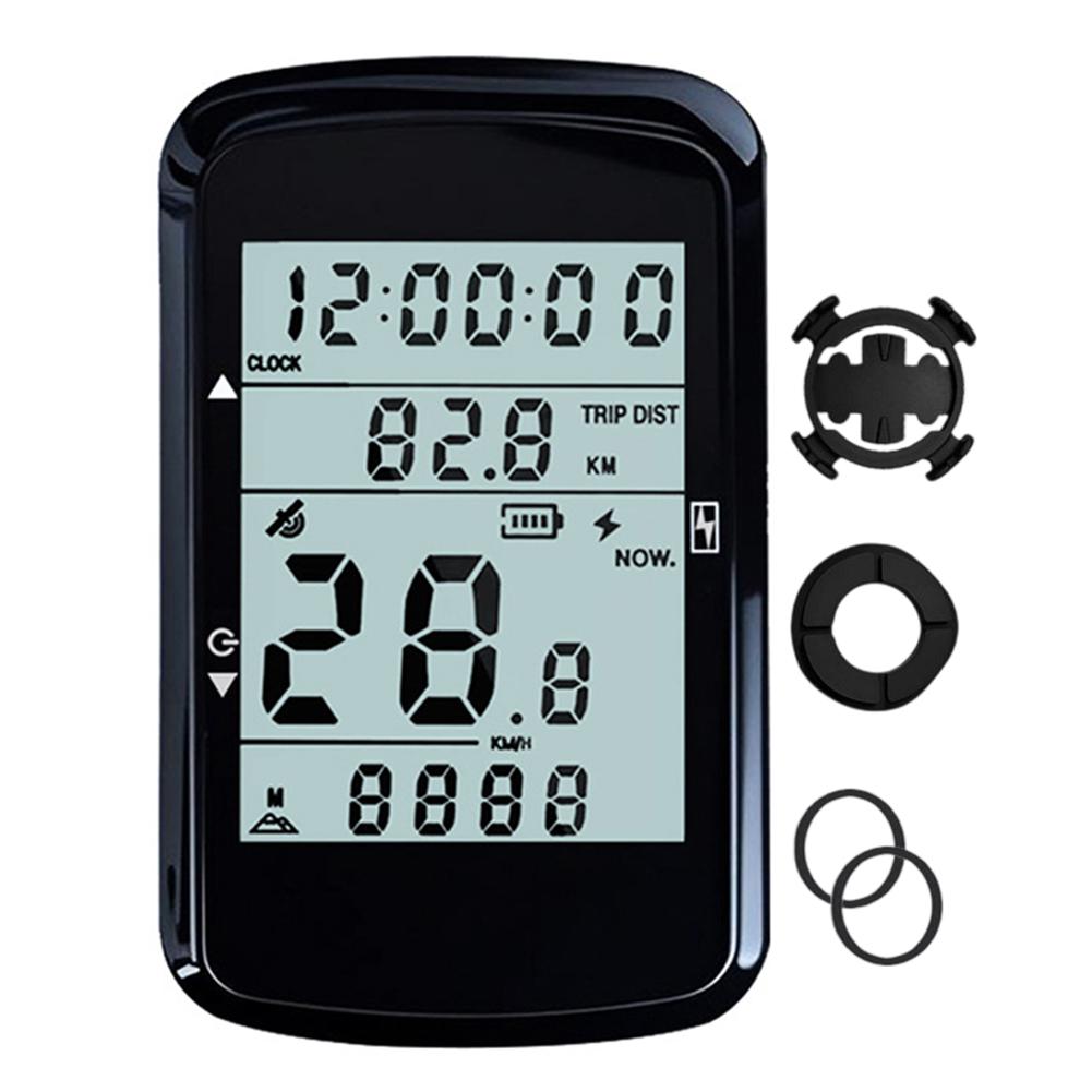 2 4 Inch Backlit LCD Mountain Bike Wireless GPS Speedometer And Odometer