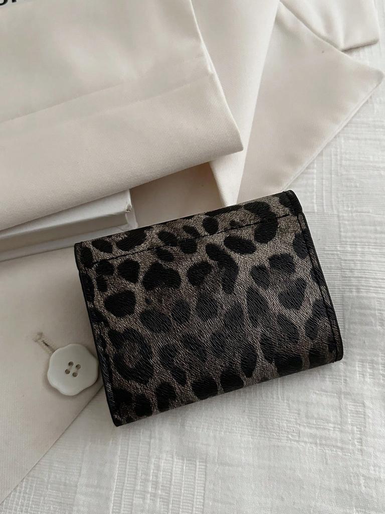 1pc Women's Crocodile Pattern PU Leather Bifold Wallet, Fashion Compact Small Wallet, Vintage Envelope Purse for Daily Use