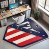 Football Club Pattern Rug, Indoor/Outdoor Mat, for Picnic, Gameroom, Bedroom, Office, Living Room, Home Decor Carpet, Birthday Gift