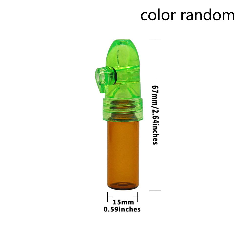 53Mm/67Mm/82Mm Glass Bottles Pill Box Case Portable Pill Holder Container