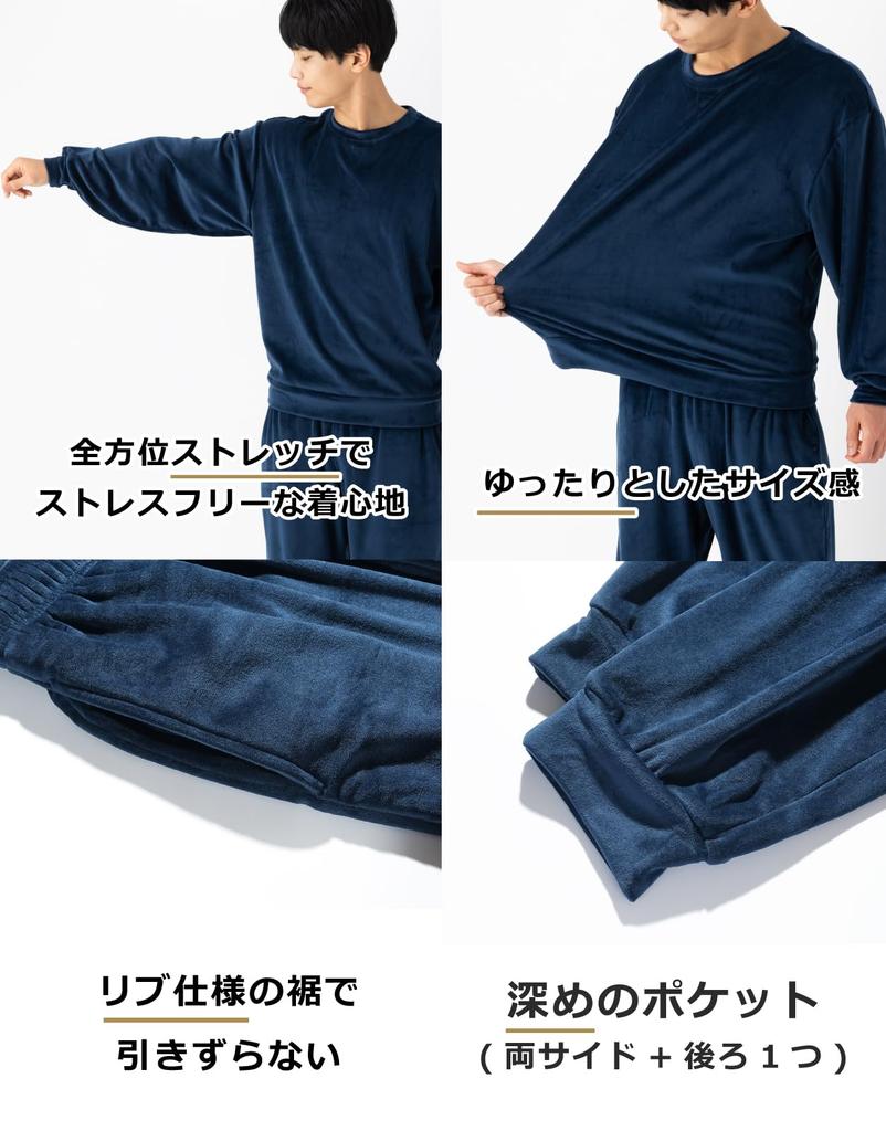 Duerfusa Women's and Men's Winter Loungewear Set, Top and Bottoms, Unisex Sweatshirt with Double-Sided Brushed Velvet, Warm Loungewear, Ash Gray/L