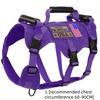 Dog Leash, Anti Slip, Explosion-proof, Nighttime Reflective, Walking Dog Chest Harness, Tactical Chest And Back For Large Dogs