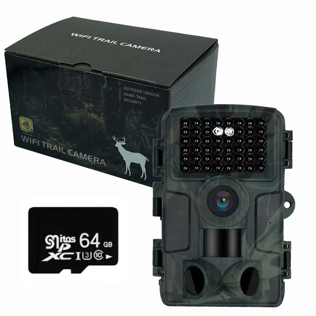 2025 PR4000 Wifi Wildlife Scouting Tracking Camera Bluetooth 1080P 32MP Infrared Night Vision 2.0 Inch LCD Wild Trail Photo for Hunt