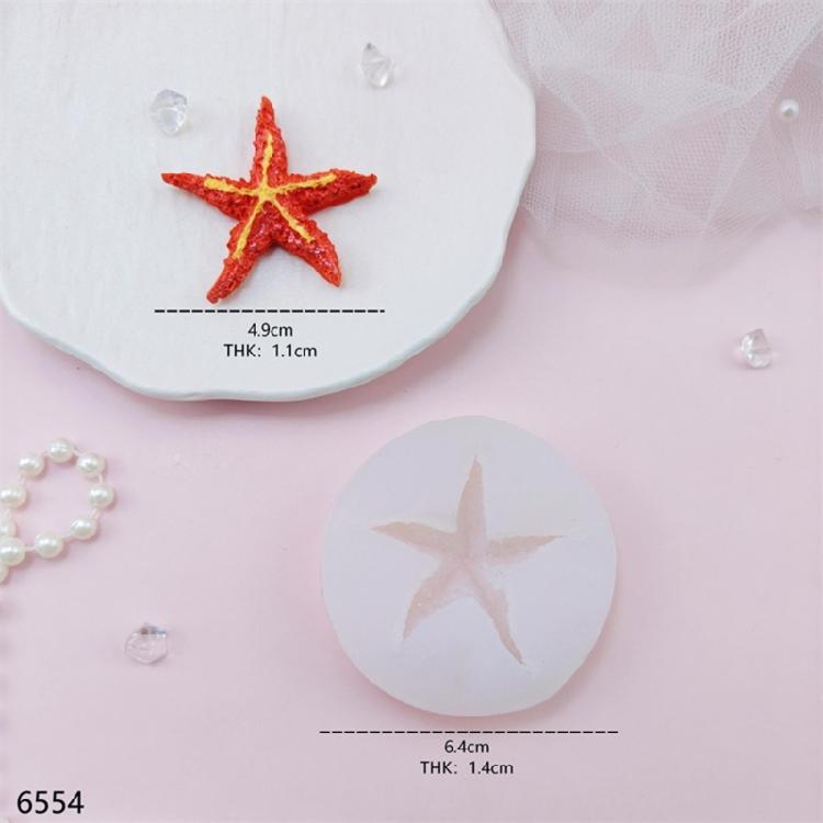 Multipurpose Silicone Craft Mold with Starfish Shell Design Perfect for Candle Soap Resin Art Craft Enthusiasts