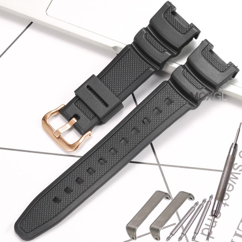 SGW100 Resin Strap For Casio SGW-100 Replacement Watch Strap10304195 Replacement Watchband SGW-100-1VH Wristband