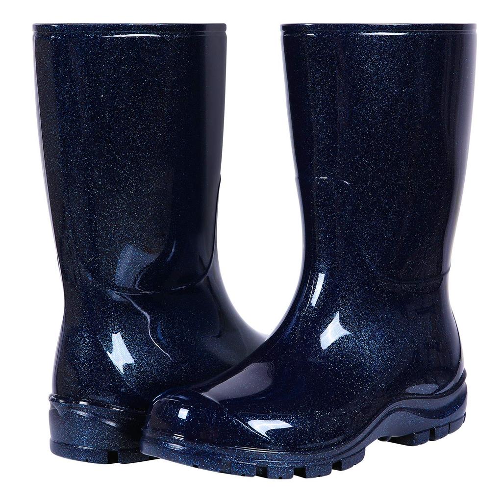 Fashion Shevalues Summer Rain Boots For Women Fashion Printed Rain Shoes Female Rubber Shoes Outdoor Work Anti-Slip Waterproof Boots