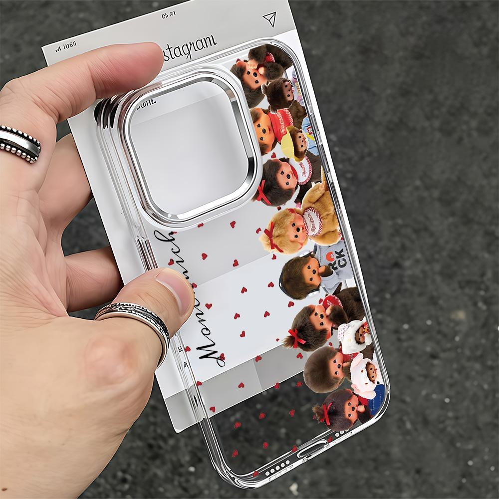 Ins Cute M-Monchhichis Phone Case for Samsung Galaxy A57 A56 A36 A26 A06 A55 A35 A16 A54 A34 A25 A24 A05 A73 A53 A33 4G 5G