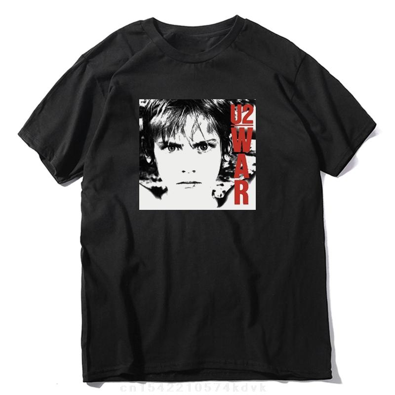 Opescoo Unisexga Curta Tecido Tshirt Masculino Uu2 Band Tee Qualidade Superior Presente De Aniversrio