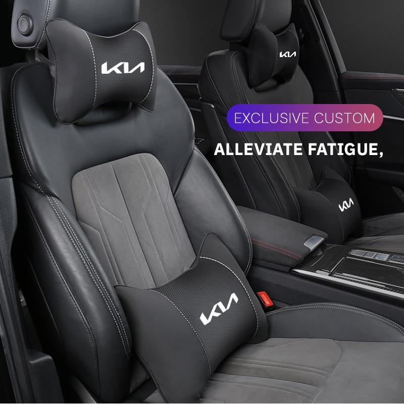 Kia Car Headrest/Lumbar Support Car Neck Pillow Waist Cushion For KIA K9 Sportage Niro K5 Carnival EV6 EV9 EV3 K8 Stinger Forte