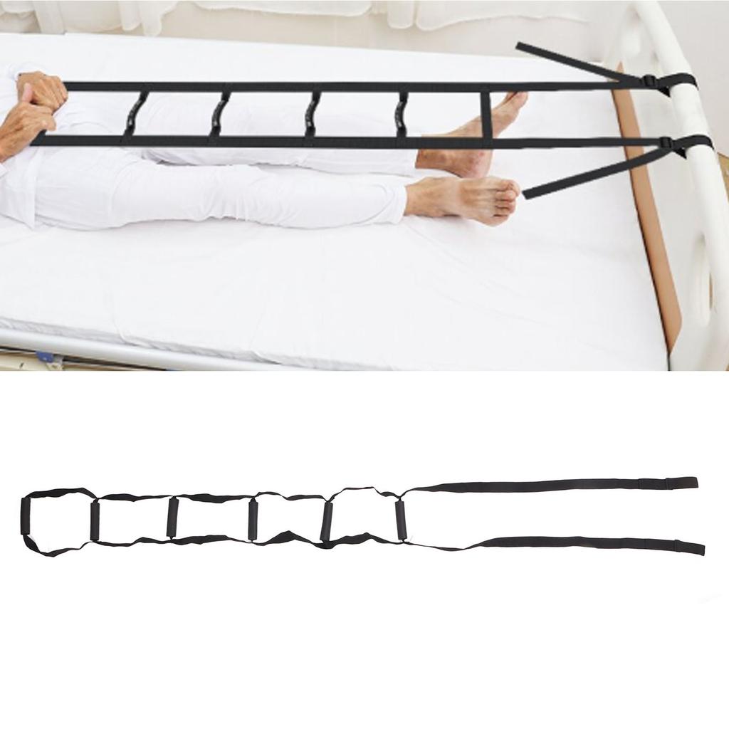 6 Handles Bed Ladder Assist Strap Bed Adjusting Length Sit Up Helper for Patients Elder Hospital
