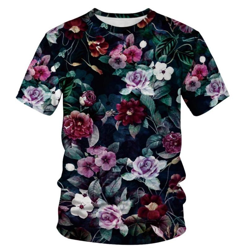 

Летний топ с круглым вырезом и 3D-принтом, модные повседневные футболки с короткими рукавами для мужчин XS