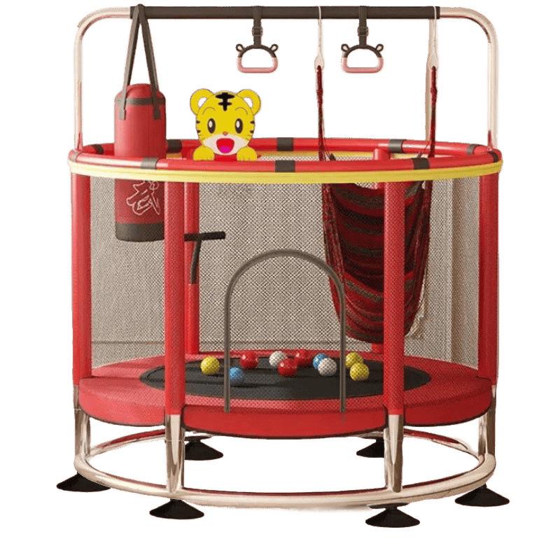 Indoor/Outdoor Children's Mini Trampoline for Family Fun and Growth