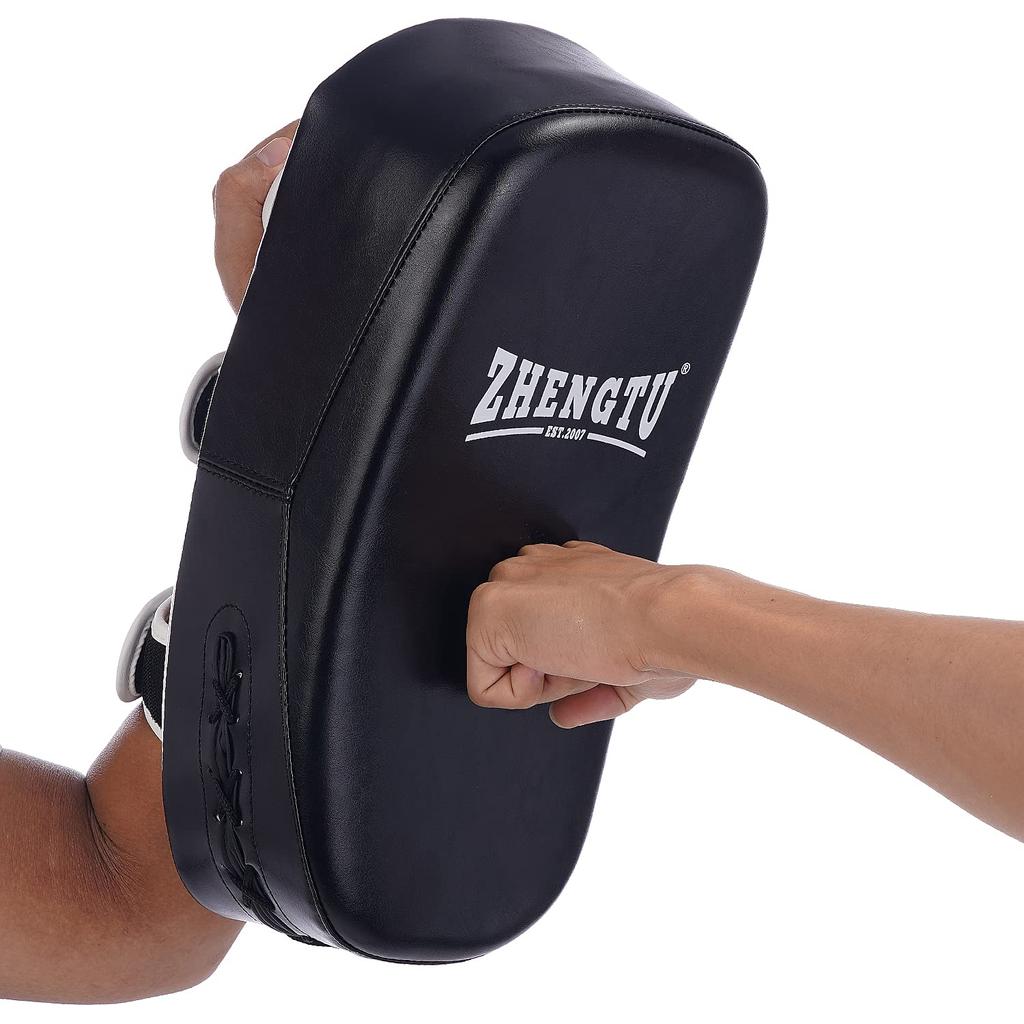 ZHENGTU Sparkskydd, Slagskydd, Boxningshandskar, Lätta, för kampsport, Karate, Träning, Övning, Boxningsträning... (Svartvitt)