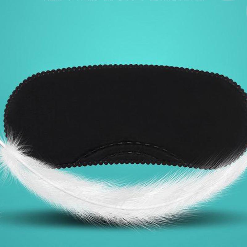 10 Teile/los Schwarz Reise Hause Schlaf Eyeshade Frauen Männer Auge Abdeckung Schatten Patch