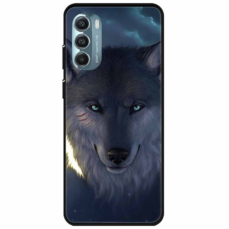 For Moto Edge 2022 Case Silicone Luxury Cartoon TPU Bumper For Motorola Edge (2022) Soft Phone Cover Shell on for MotoEdge Dog