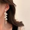 Gift Lovely Cute Tassel Flower Female Earrings Dangle Earrings Korean Style Ear Drop Pearl Earrings