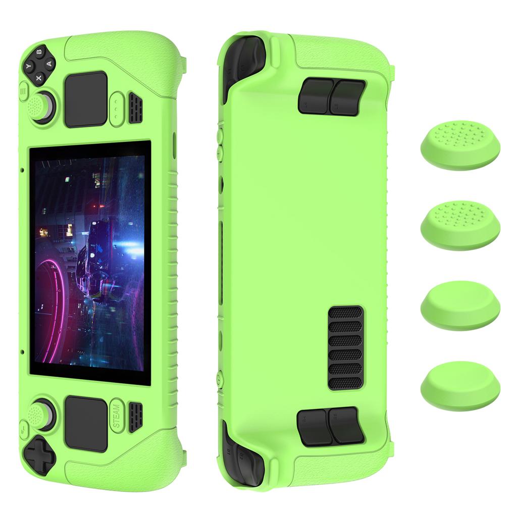 SD001 for Steam Deck Silicone Case Game Console Ergonomic Grip Anti-Slip Cover
