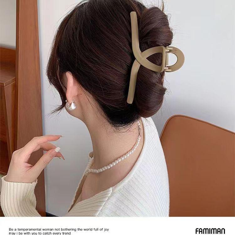 

Black Shark Women s Large Hair Claw Clip - High-End Updo Accessory