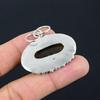 Daughters Day Deal Oval Montana Agate Stone 925 Silver Wedding Pendant Jewelry