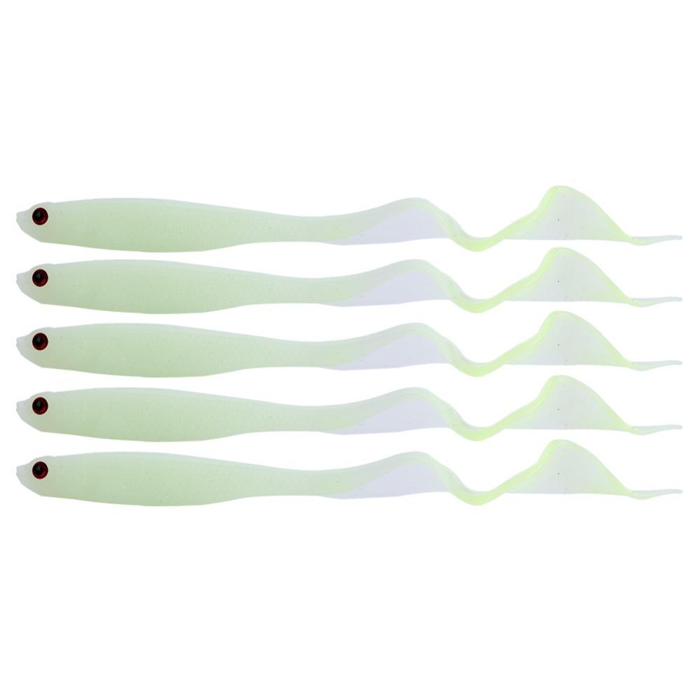 5 Stück Haltbare PVC-Köder Weich 12 cm/6,5 g Schwimmköder Künstlicher Leichter Köder Salzwasserfischen