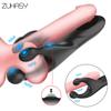 Penis Verzögerung Trainer Exerciser Eichel Stimulator Massagegerät Herren Vibrator Männlicher Masturbator Ausrüstung Sexspielzeug Erwachsene Waren Für Männer