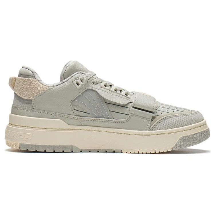 Li Ning Rookie Hoody Trendy Durable Lightweight Low-Top Retro Basketball Shoes Men Sneakers Gray White ABCS027-12