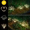Christmas Solar-powered Firework Lights Garden Landscape Lighting Outdoor Decorative Lights 60/90/120 LED Lawn Lights for Garden and Pathway