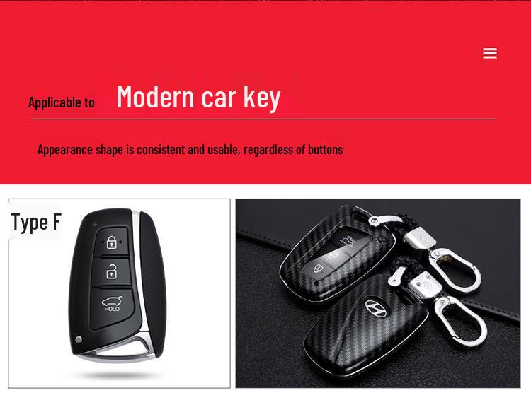 Compatible Key Cover for Hyundai Santa Fe IX45 Ge Yue Ge Rui