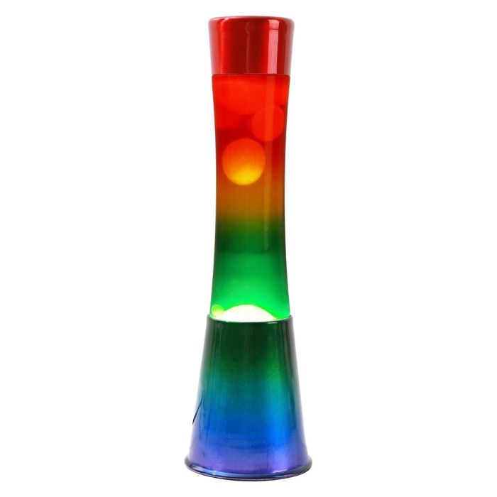 Itotal xl1782 lampe à lave 40 cm rainbow