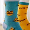 Leo Lettering Socks Set of 2 Green (Ages 4-7)_CZ8124014