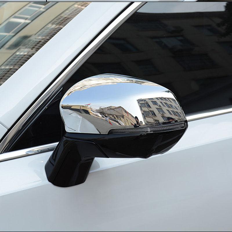 For Wey Coffee 01/02 Accessories ABS Chrome Carbon Car Side Mirror Cover Protector Rear View Mirror Cover Decoration Coffee 01 Chrome