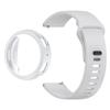 Smooth Silicone Watch Band & TPU Full Cover Soft Case for Amazfit Active Max Secure Buckle Sport Strap Set