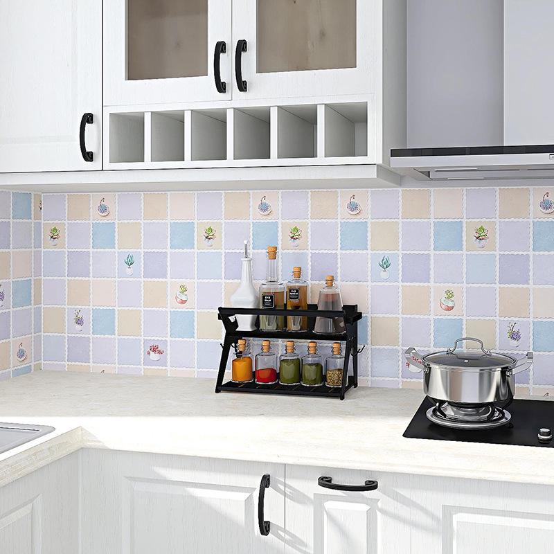 Thickened Cartoon Pet Self-Adhesive Waterproof Kitchen Wall Sticker