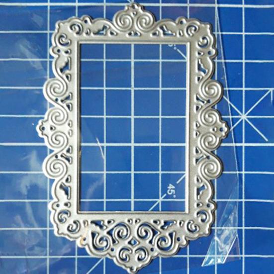 Vyřezávací matrice Retro víceúčelová dekorativní šablona pro fotoalbum z uhlíkové oceli pro ruční práce