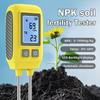 NPK Soil Temperature Sensor Nitrogen Phosphorus Potassium Nutrient Detector Fertility Meter Tester Greenhouse Garden