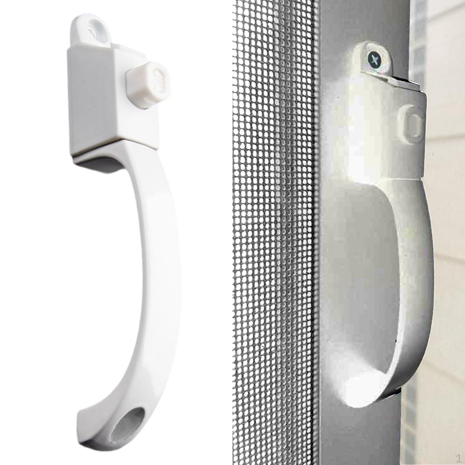 

Push Button Latch for Screen Attachment Supplies Comfortable Creative Office Window Accessories белый