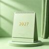 Morandi Color Standing Table Calendar Decorative Display Academic Planner  Office Supply