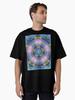 Pentangle Pastel Shades Multicolored Kaleidoscope Pentangle Pattern 8 Oversized T-Shirt