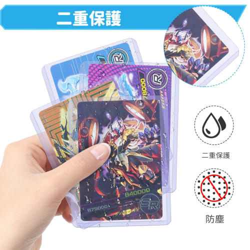[Set of 30] Top Loader Card Holders for Trading Cards, Hard Card Cases, Scratch-Resistant, Storage, PVC, Double-Sided Transparent [1-Year Warranty]