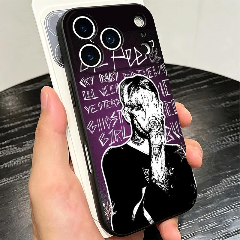 Lil Peep Hellboy Love Soft Phone Case for iPhone 16 16E 17 Air 15 Pro Max 14 Plus 13 Mini 11 12 7 Black Cover Back Shell