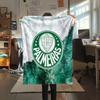 SE Palmeiras Flannel Blanket, High quality Comfortable for All Seasons, Home Decor, Warmth and Comfort