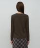 MUSINSA STANDARD WOMAN Women'S Flexible Crew Neck Long Sleeve T-Shirt [Dark Brown]